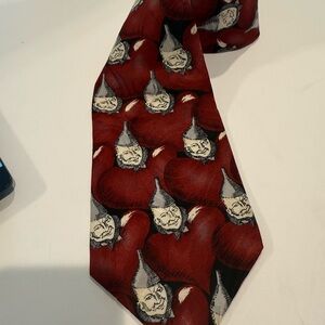 Vintage Wizard of Oz Tin Man red tie